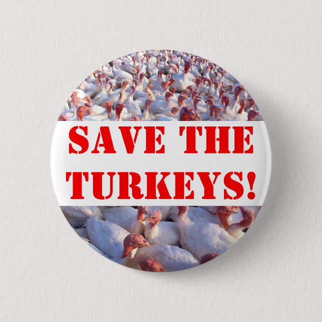 Truthähne Button (Vorderseite)