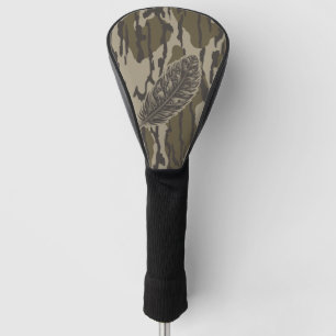 Truthahnfeder-Boden-Land Camo Wald Golf Headcover