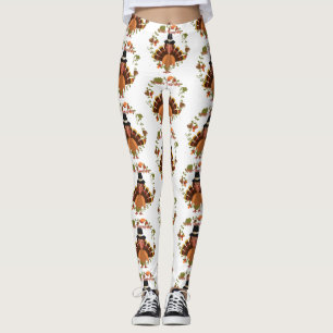 Truthühner-Erntedank Leggings