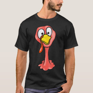 Truthühner-Gesicht für Erntedank-Truthühnerkostüm T-Shirt