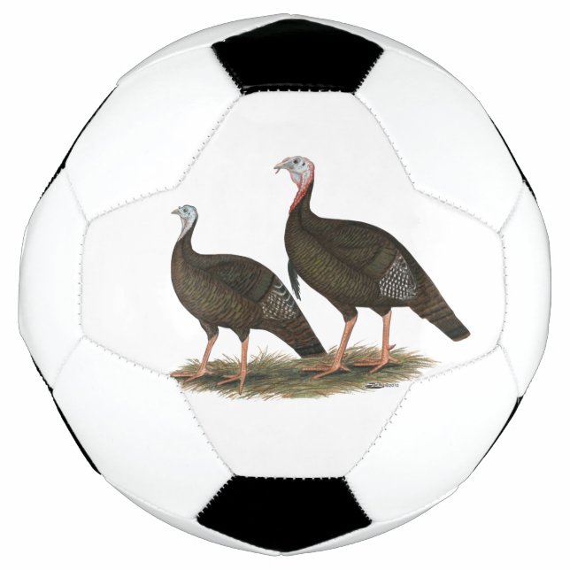Truthühner Ostpaare Fußball (Vorderseite)