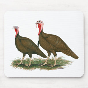 Truthühner: Schokolade Mousepad