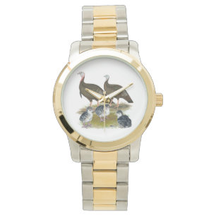 Truthühnerfamilie Eastern Wild Armbanduhr