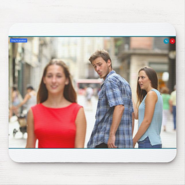 TRVMP Benutzerdefinierte Meme-Mauspad Mousepad (Vorne)