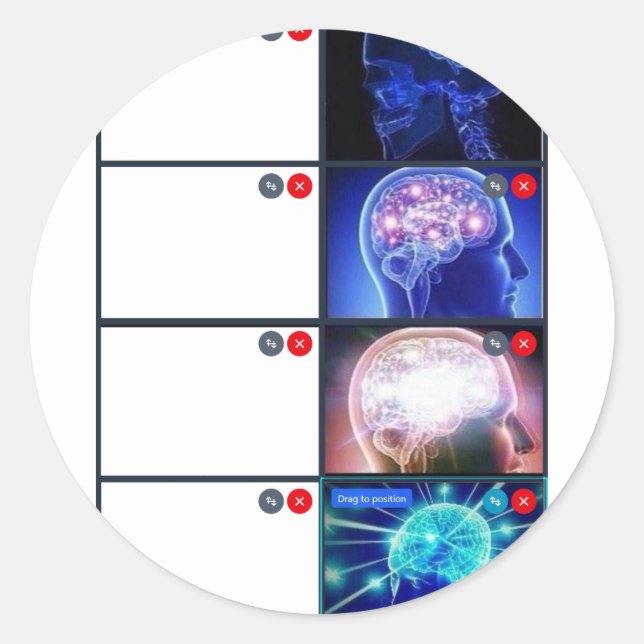 TRVMP Custom Meme Sticker (Vorderseite)