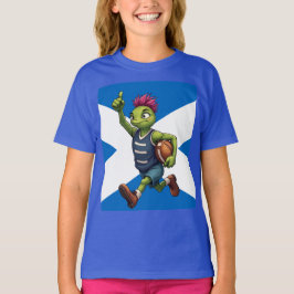 Try Time Thistle Scottish Rugby Motif  T-Shirt