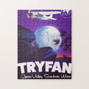 Tryfan, Ogwental, Snowdonia, Wales Puzzle