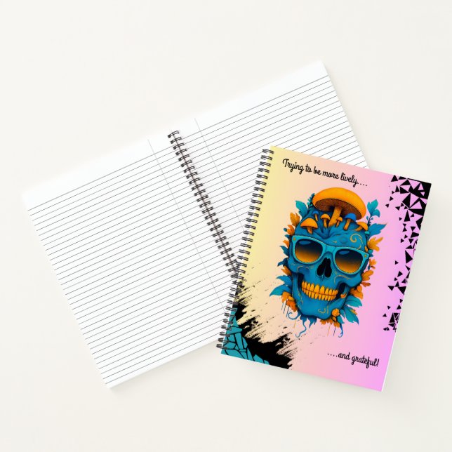 Trying to be more lively.....and grateful! notizbuch (Innenseite)