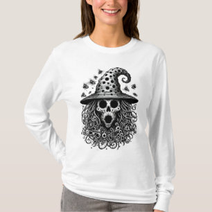 Trypophobie Witze Skull Creepy Halloween Design T-Shirt
