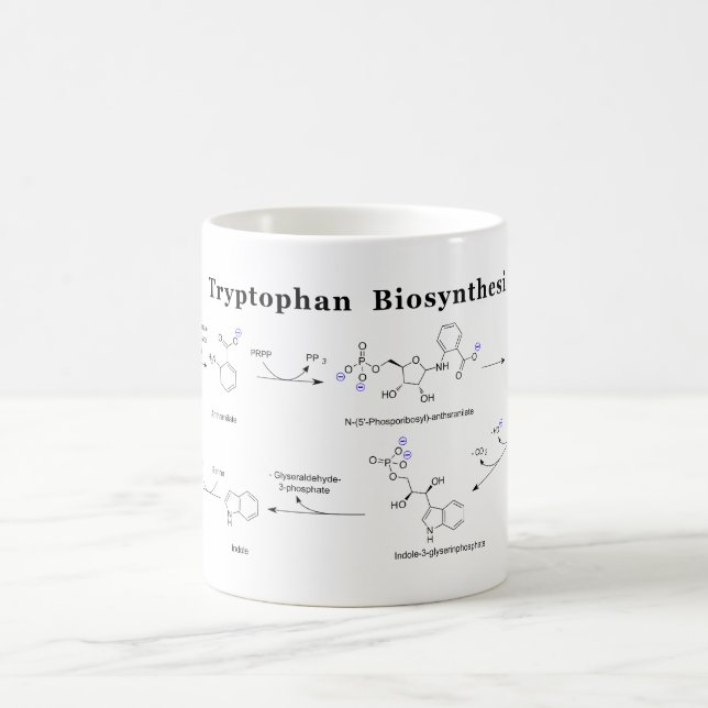 Tryptophan-Biosynthesekarte Tasse (Mittel)