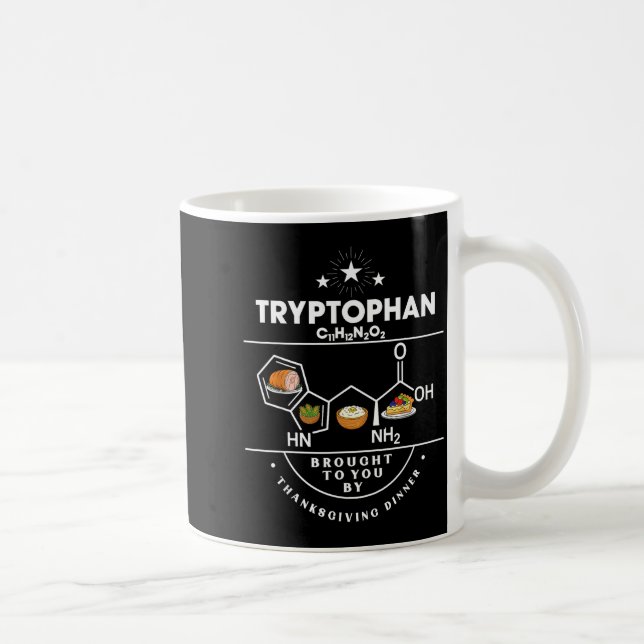 Tryptophan Brought To You By Thanksgiving Dinner  Kaffeetasse (Rechts)