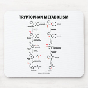 Tryptophan-Metabolismus (Chemie) Mousepad
