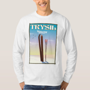 Trysil Norwegen , Norwegen Skireise Poster T-Shirt