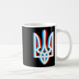Tryzub-Shirt Ukraine Ukrainischer Dreizack Militär Kaffeetasse
