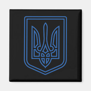 Tryzub-Shirt Ukraine-Wappen Ukrainisch Anti-c Magnet