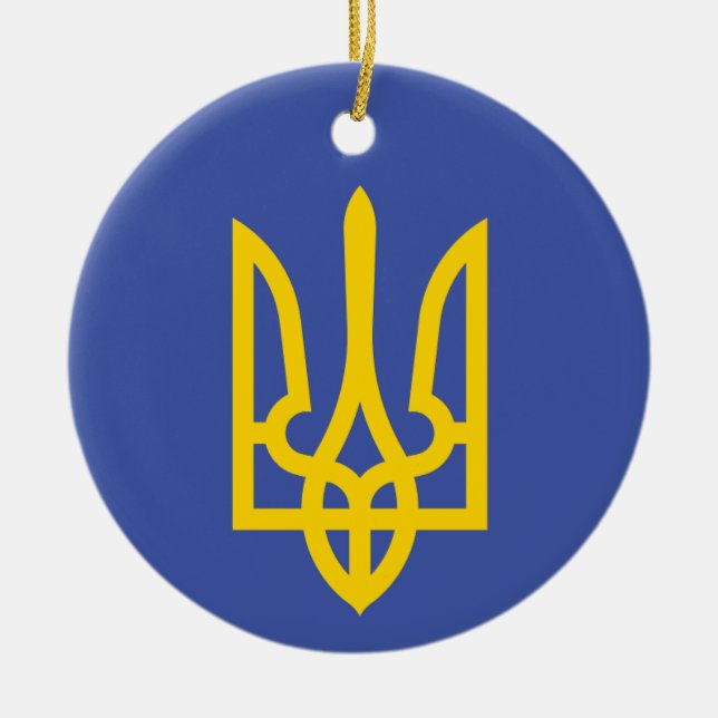 Tryzub Ukrainisches Ornament (Vorne)
