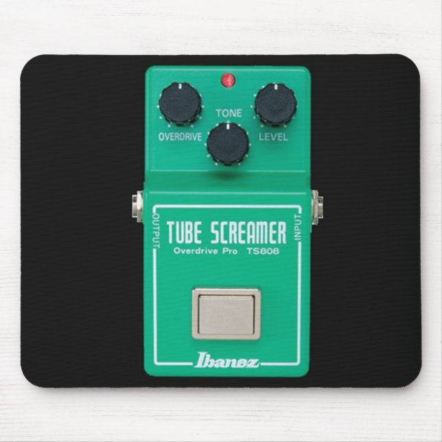 TS 808 Rohrscreamer-Gitarren-Pedal Mousepad (Vorne)