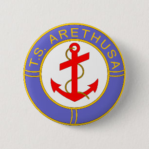 TS Arethusa Abzeichen Button