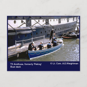TS Arethusa, ehemals "Peking" Postkarte