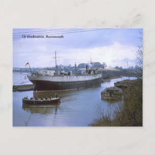 TS Vindicatrix, Avonmouth Postkarte
