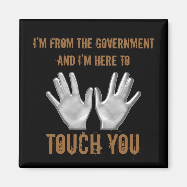 TSA Airport Search Magnet (Vorne)