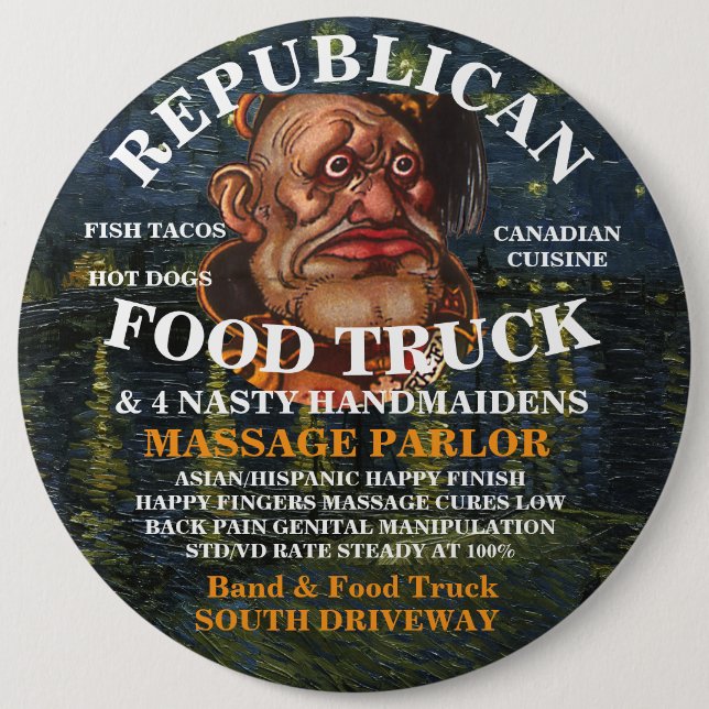 TSA FV HOFLATENZEICHEN VD STD TRUMP TRUMPS REPUBLI BUTTON (Vorderseite)