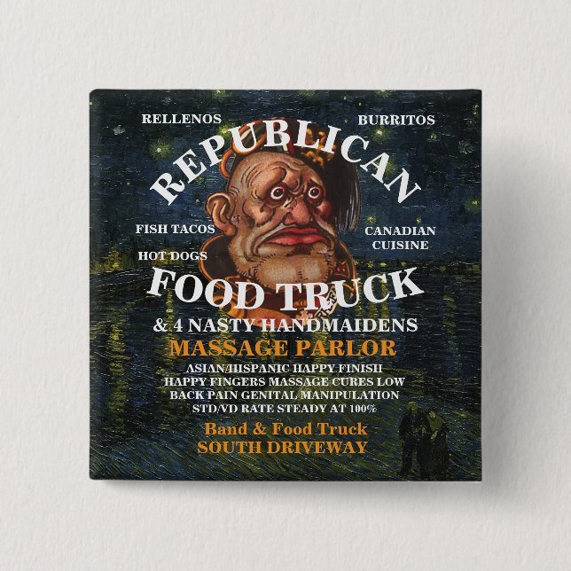 TSA-Knopf VD STD Trump Trump GOP HG Button (Vorderseite)