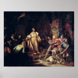 Tsar Ivan III Träne der Tat Tatar Khans Poster