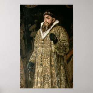 Tsar Ivan IV Vasilyevich 'the Terrible' 1897 Poster