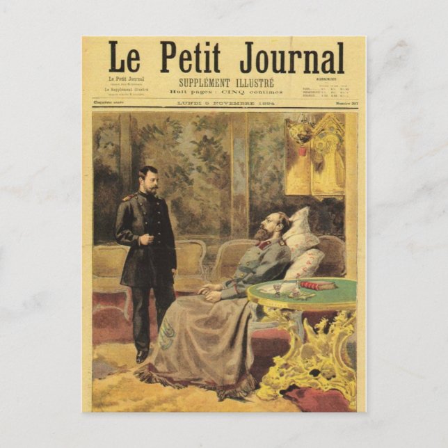 Tsar Nicolas & Vater 1894 Romanov Russland #116 Postkarte (Vorderseite)