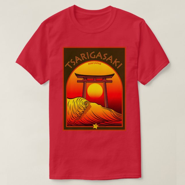 TSARIGASAKI SURFJAPAN T-Shirt (Design vorne)