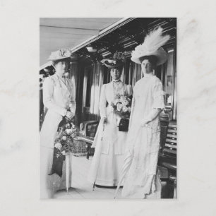 Tsarina Alexandra, Russland & Kaiserin Marie Postkarte