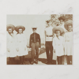 Tsarina von Russland & Töchter, OTMA Romanov Postkarte