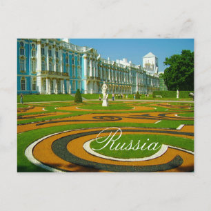 Tsarskoye Selo Pushkin Cathrine Palace Russland Postkarte