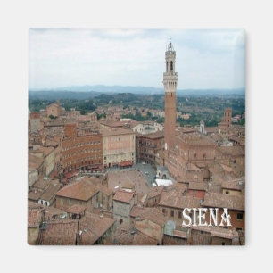 TSC039 SIENA Panorama, Toskana, Kühlschrank Magnet