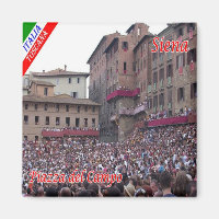 TSC059 SIENA, P.zza del campo, Toskana, Kühlschran