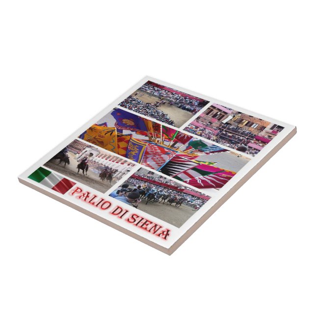 TSC060 SIENA, Palio Mosaic, Toskana, Fliese (Seite)