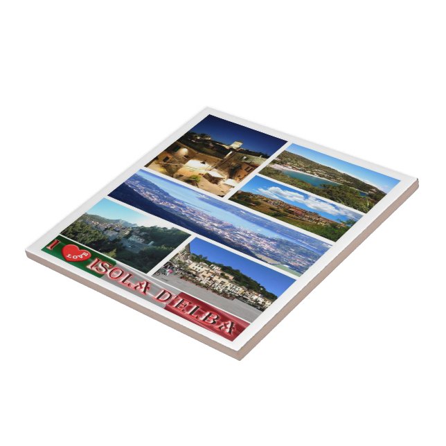 TSC065 ELBA ISLAND I Liebe, Toskana, Fliese (Seite)