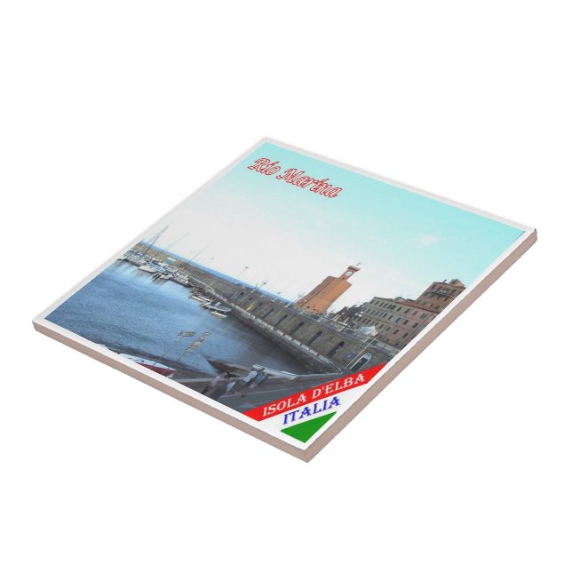 TSC071 RIO MARINA, ELBA Island Toskana, Fliese (Seite)