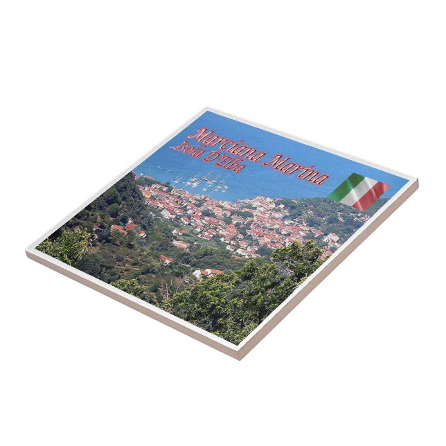 TSC081 MARCIANA MARINA, ELBA Island, Fliese (Seite)
