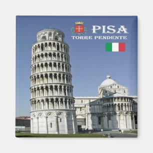 TSC096 LEANING TOWER OF PISA, Toskana, Kühlschrank Magnet