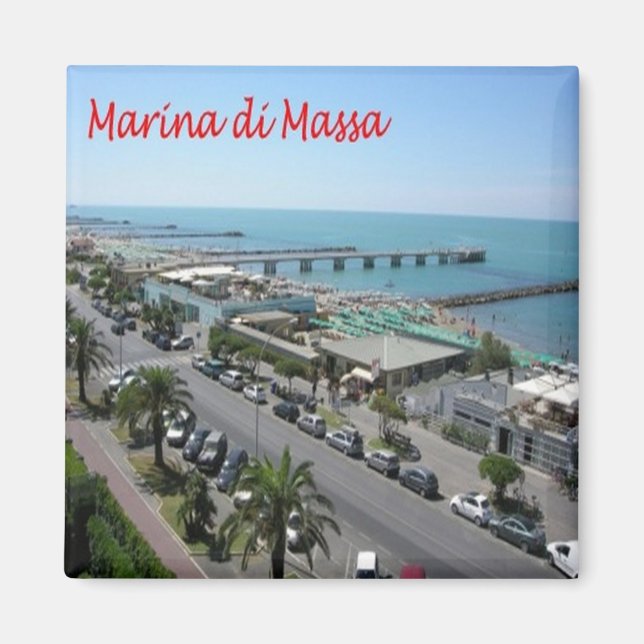 TSC108 MARINA DI MASSA, Toskana, Italien, Kühlschr Magnet (Vorne)
