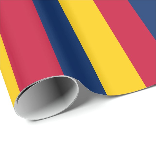 Tschad-Flagge Geschenkpapier (Rolleneckpunkt)