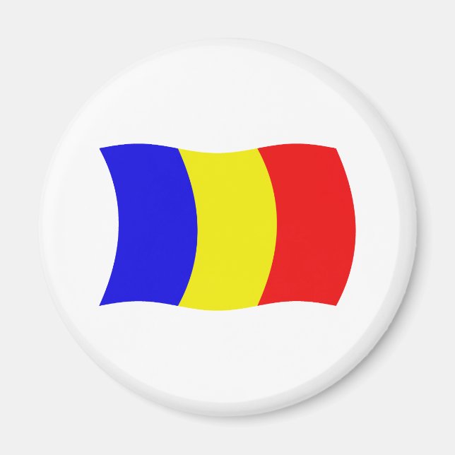 Tschad-Flagge-Magnet Magnet (Vorne)