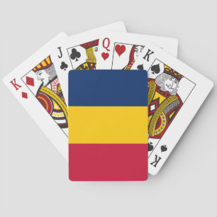Tschad-Flagge Spielkarten