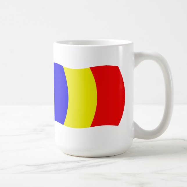 Tschad Flagge Tasse (Rechts)
