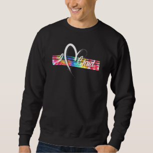 Tschad-Gefärbte Krawatte Cool Vintag Inspiriert Sweatshirt