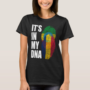Tschadisches und äthiopisches DNA-Flag T-Shirt