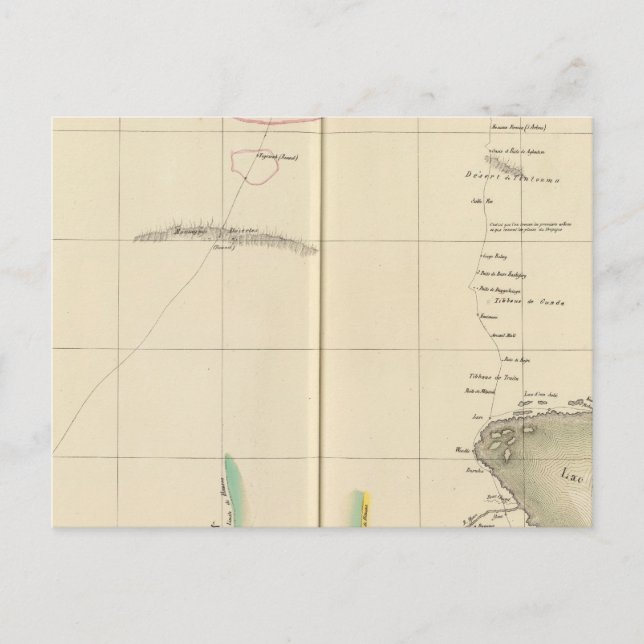 Tschadsee-Region, Afrika Postkarte (Vorderseite)