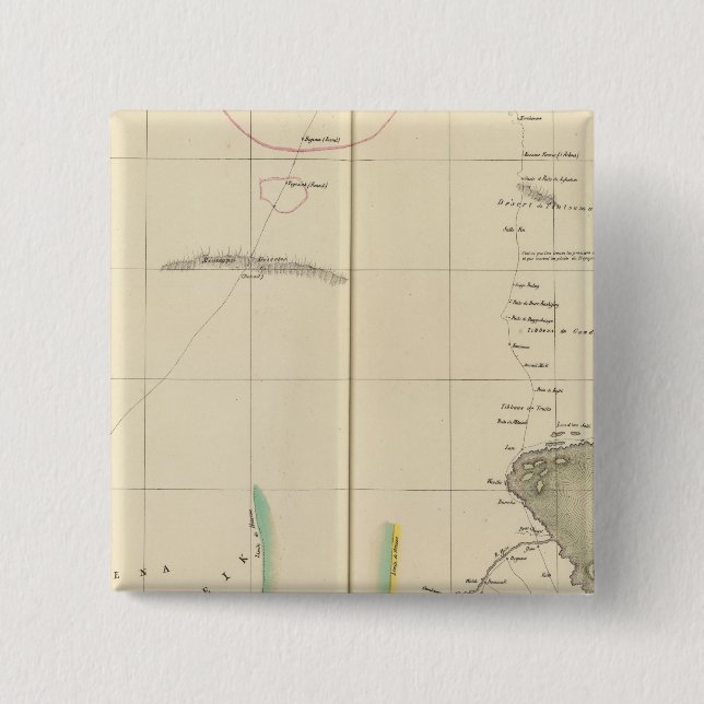 Tschadseeregion, Afrika Button (Vorderseite)